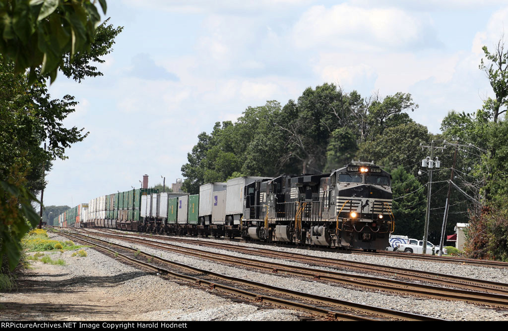 NS 9101 leads train 204 northbound